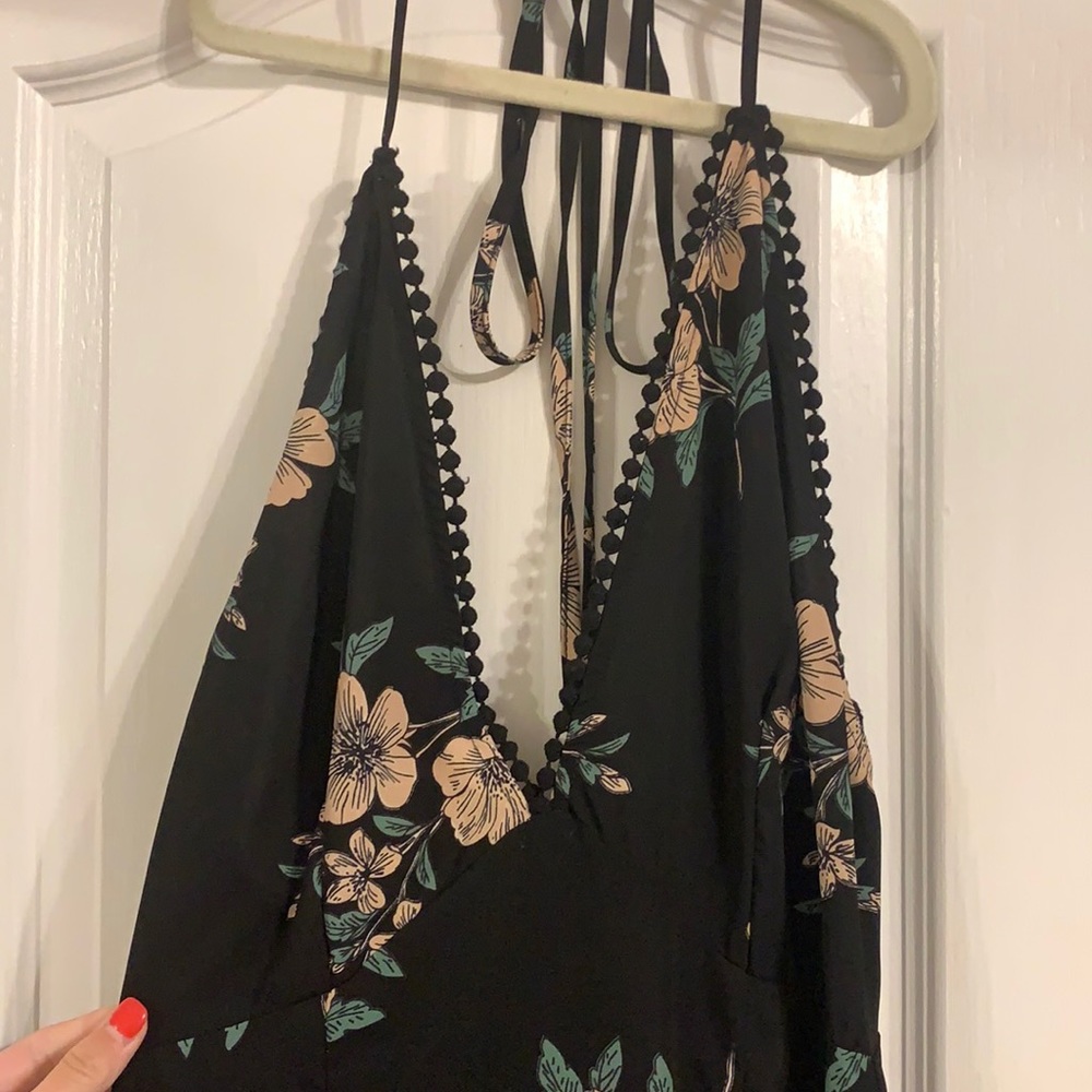 American threads size small halter maxi dress